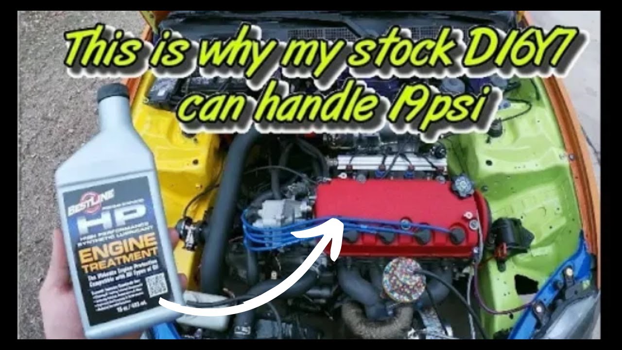 Stock D16y7 on 19psi still strong because of Best Line Racing Additive! Check it out!