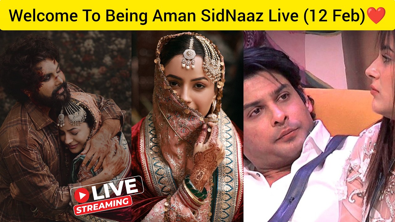 [12 FEB] Shehnaaz Gill Ishqnama Releasing on 24th July 💖😍 Being Aman SidNaaz Fans Live ♾️