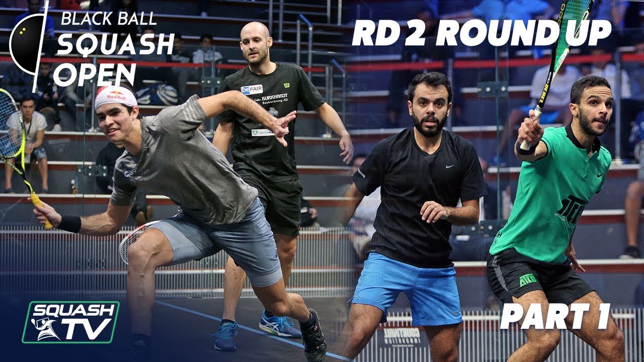 Squash: CIB Black Ball Squash Open 2018 - Rd 2 Roundup P1