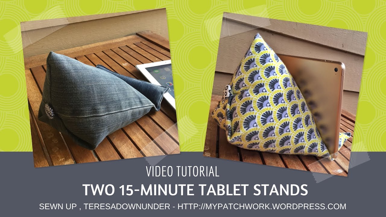 Video tutorial: make 2 tablet stands in 15 minutes