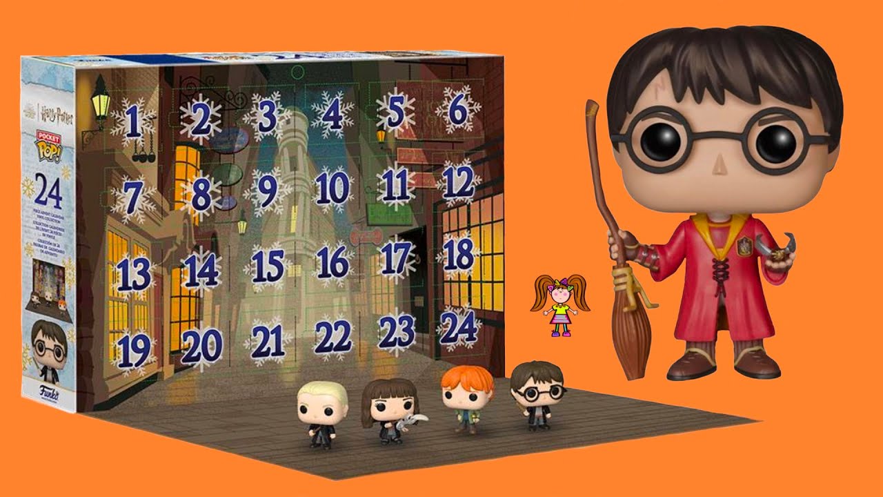 HARRY POTTER FUNKO POCKET POP Calendario Navideño de Adviento !!! UNBOXING !!!