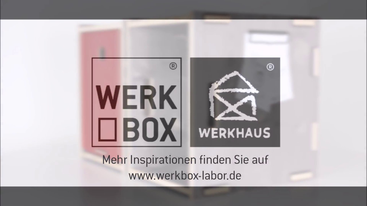 Der Verbinder-Trick - der einfachste Weg ein WERKBOX Regal von WERKHAUS zu montieren