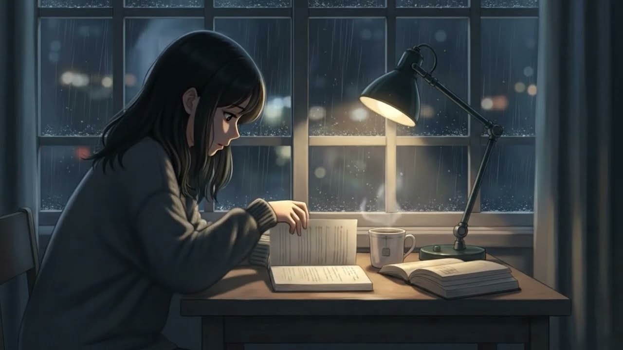 Rainy Midnight — Emotional Lofi for Late Night Focus 🌧️🌙