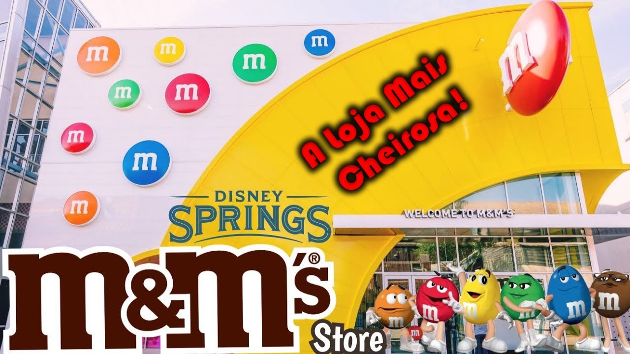 🌈 A loja mais colorida da Disney! Tour na M&M’s do Disney Springs 🍬
