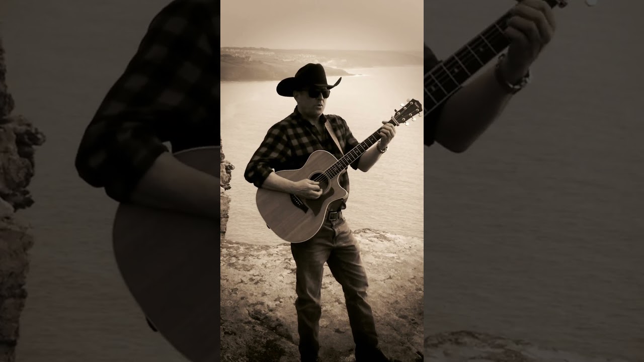 Rock Salt and Nails - Sung by The Cornish Cowboy - 4k Drone Footage