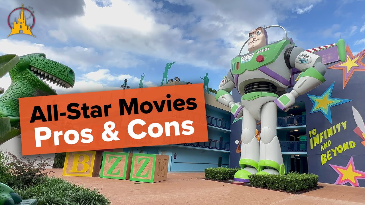 Экскурсия по курорту Disney All-Star Movies Resort (номера, бассейны, рестораны)