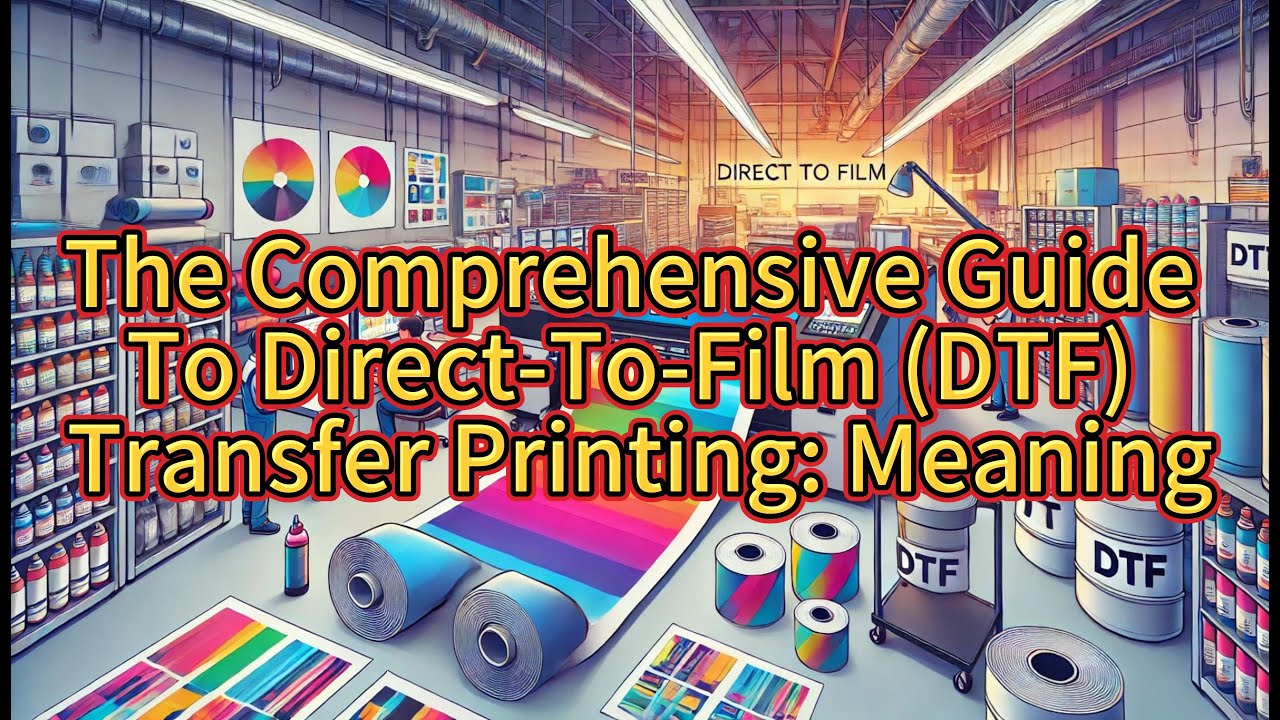 The Comprehensive Guide To Direct-To-Film (DTF) Transfer Printing: Meaning, Process, Made In China