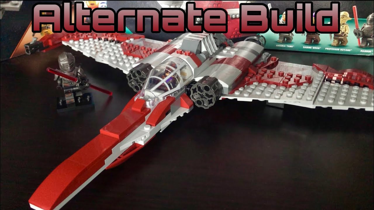 Lego Star Wars 75362 T-6 Shuttle Z-95 Headhunter Alternate Build!