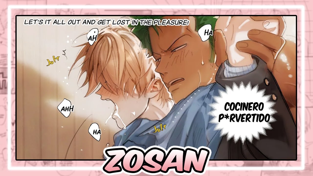 ZORO X SANJI DOUJINSHI (ZOSAN) Un Brindis En El Ba&ntilde;o 🍷(ONE PIECE DOUOJINSHI YAOI)