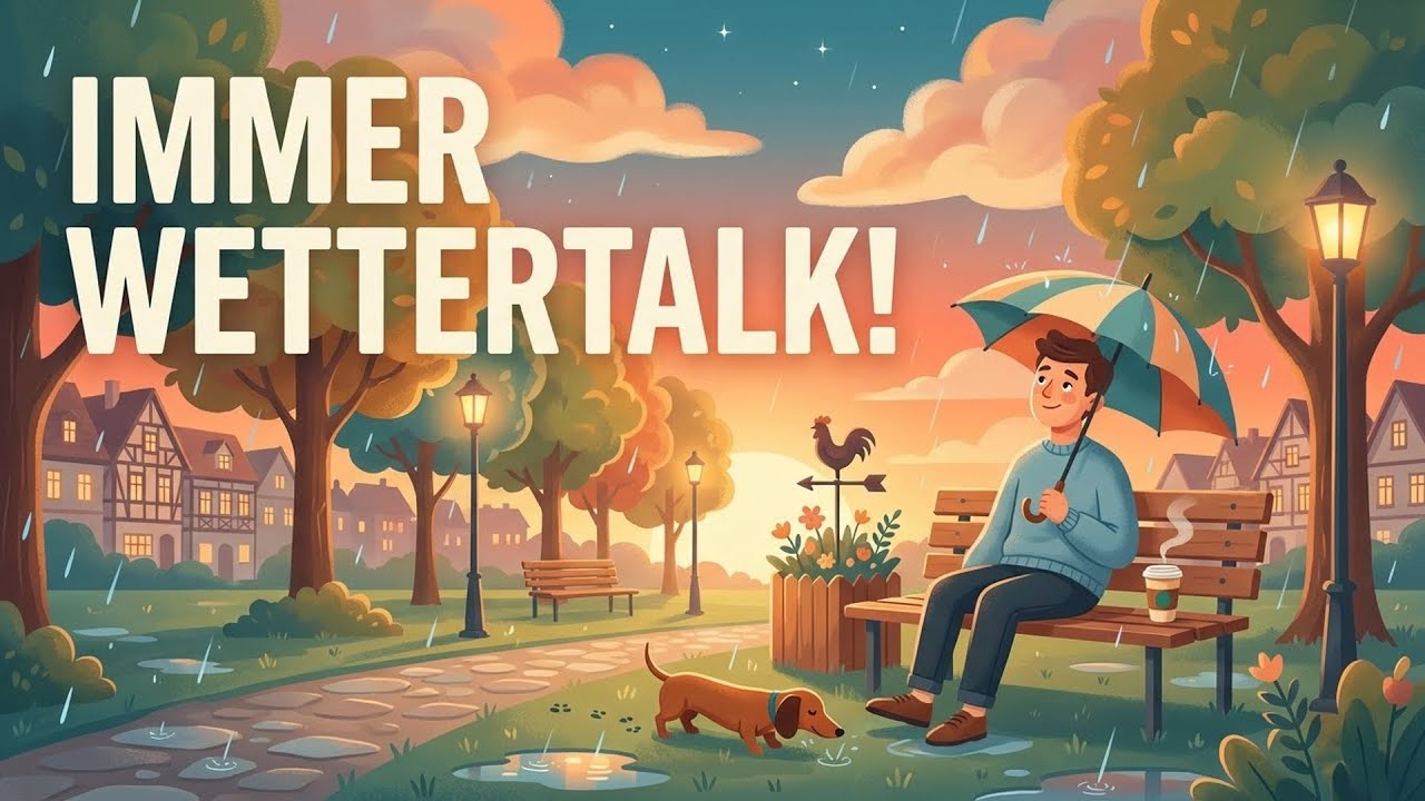 Warum sprechen Deutsche immer über das Wetter? Regen-Talk & Alltagstipps | Daily German Podcast
