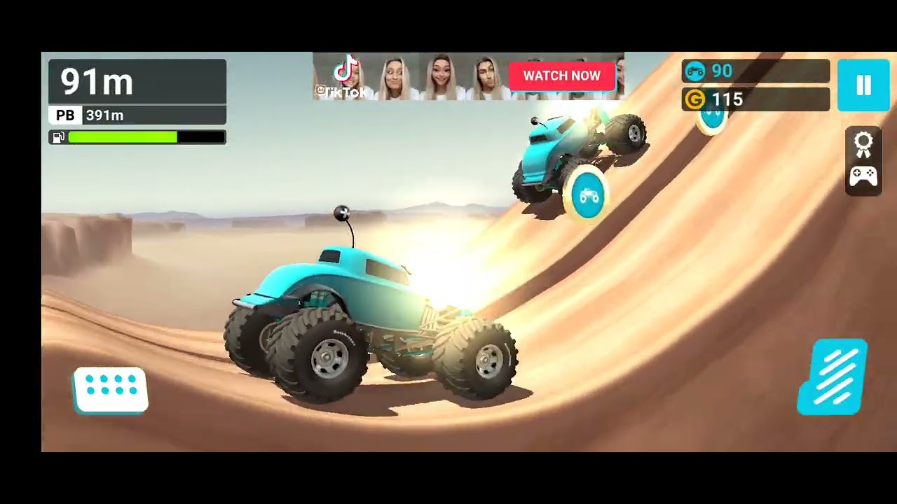 Playing mmx hill dash