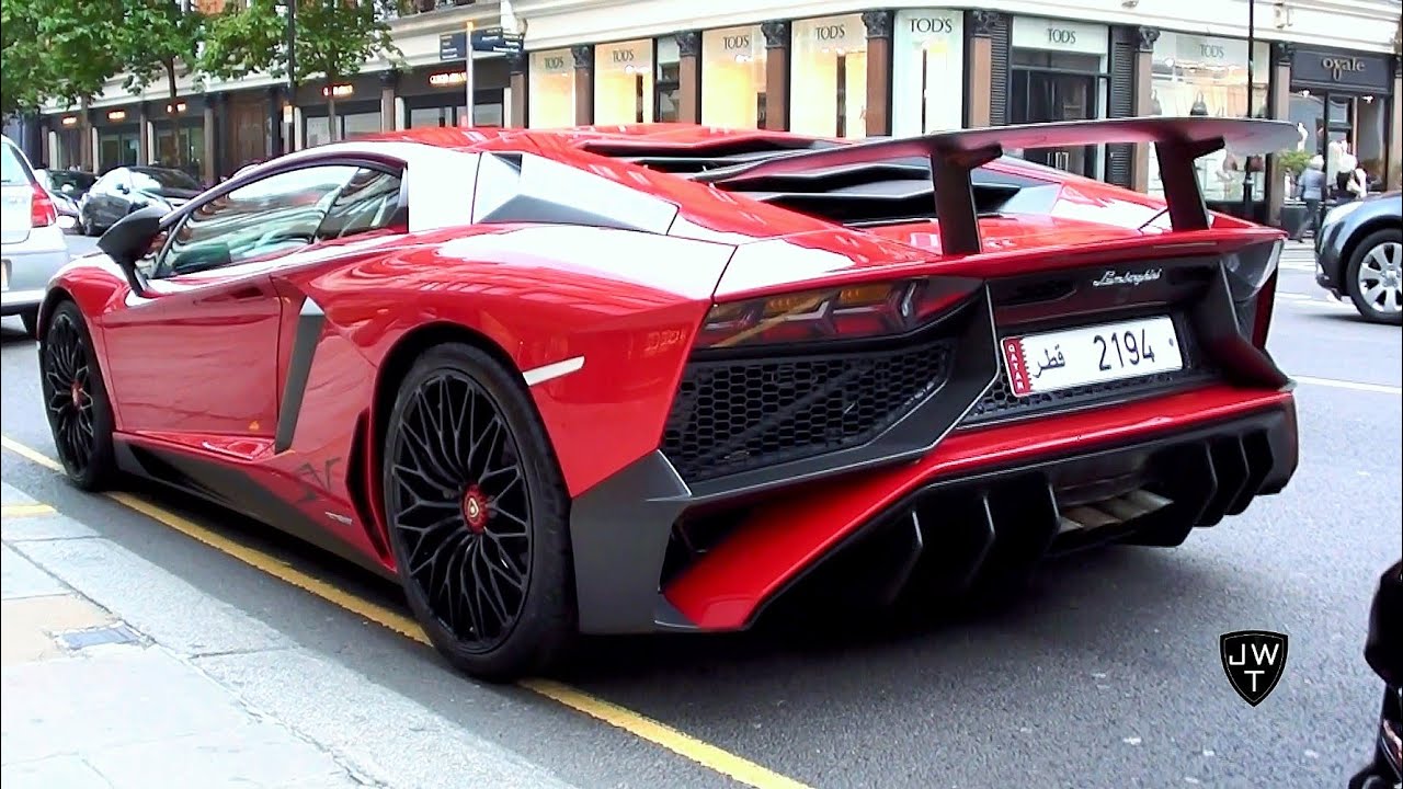 Lamborghini Aventador LP750-4 SuperVeloce in London!! Start Up Sound & Driving!