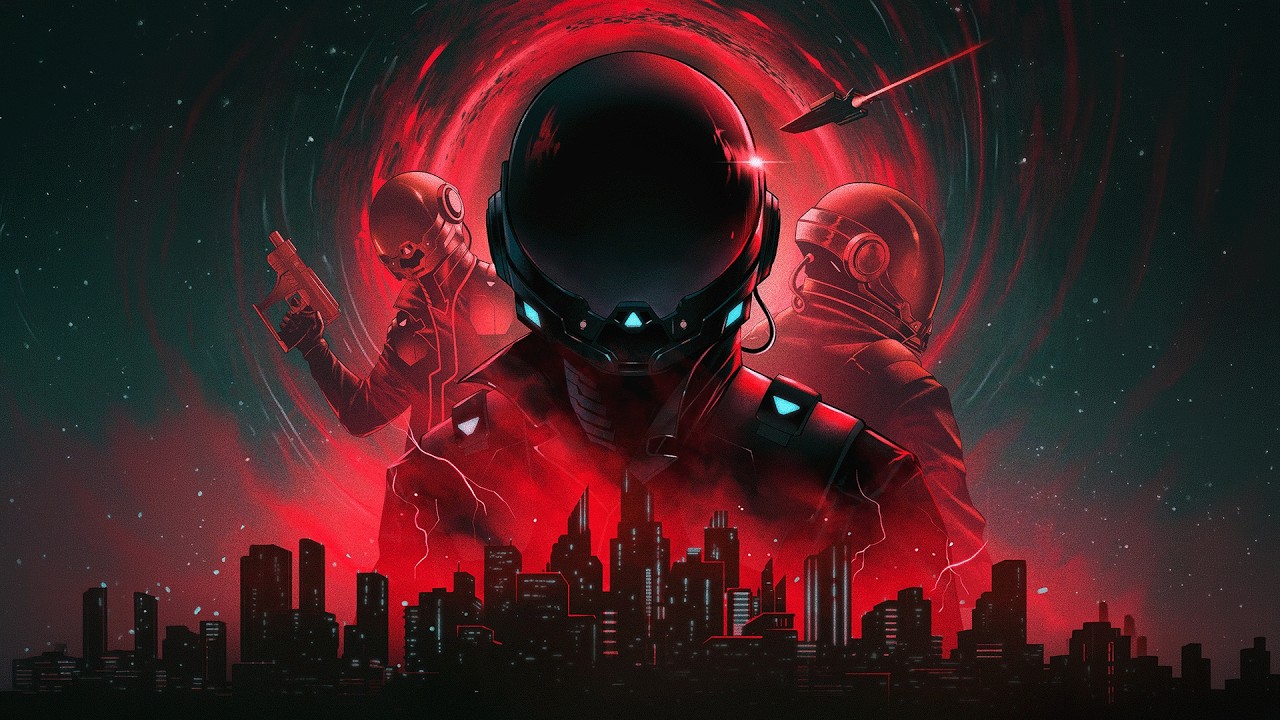 VOIDFORCE – The Wormhole Generation Paradox (FULL ALBUM) | Synthwave Darksynth Cyberpunk Retrowave