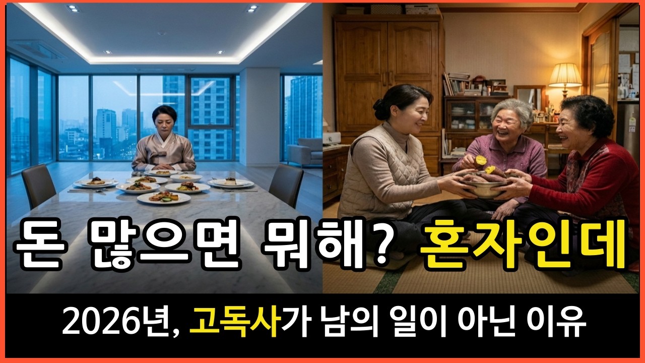 혼자 남겨질 미래가 두려운 당신께 드리는 따뜻한 위로와 해답 | 경제힐링 마음의 부자학