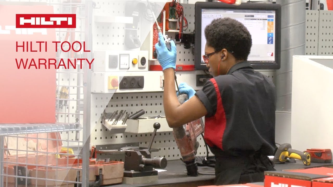OVERVIEW of Hilti's Tool Warranty and behind the scenes at a Hilti repair center