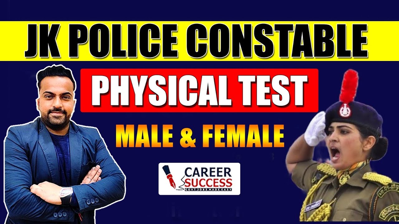 Jkp Constable :🔥Physical Test Criteria (Male & females ) ​⁠@CareerSuccessJammu 9419145317 #jkssb