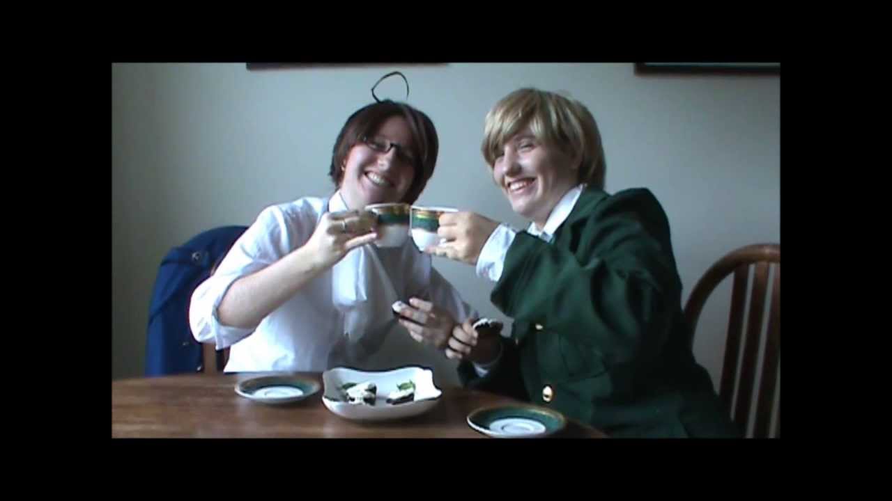 Hetalia Cosplay Video: England and Austria sticom opening.