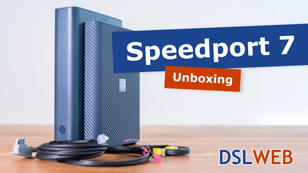 Telekom Speedport 7 Unboxing – Geräteansicht & Lieferumfang