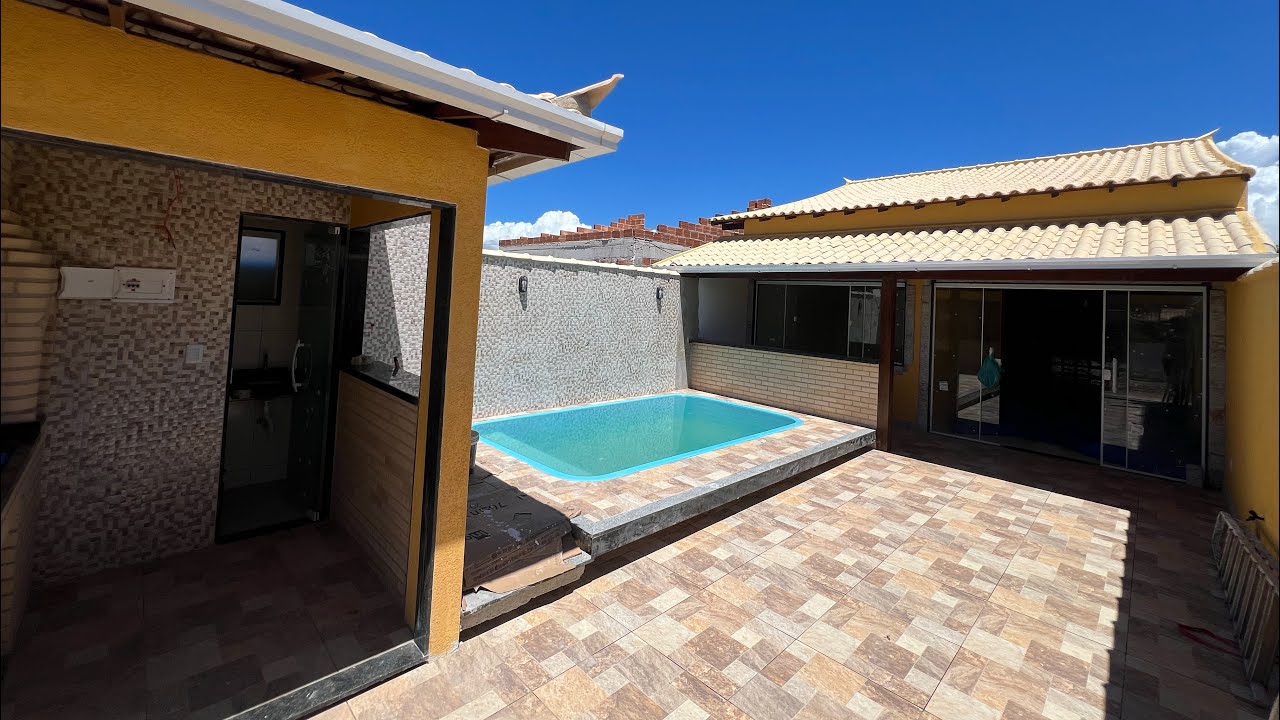 Casa com 2 quartos (suíte), Área Gourmet Luxuosa e Completa, no Condomínio Terramar | Unamar 📌🏡🏊‍♂️