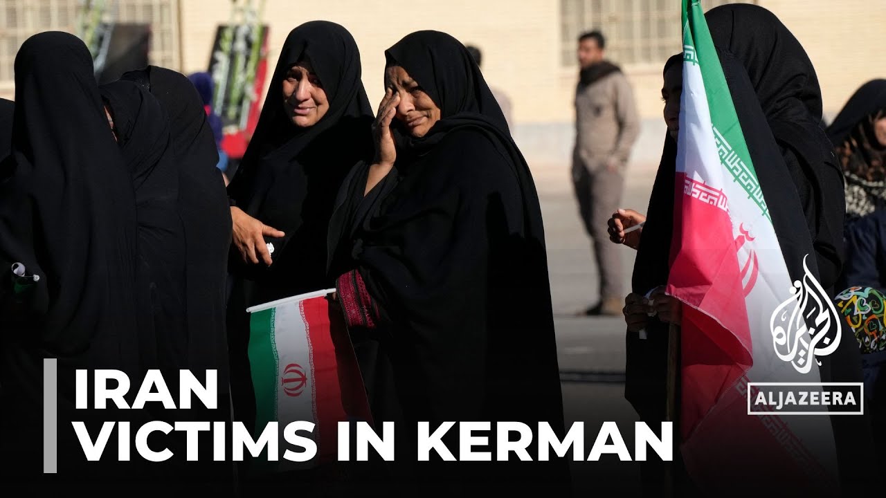 Iran bomb attack: Funerals held for victims in Kerman
