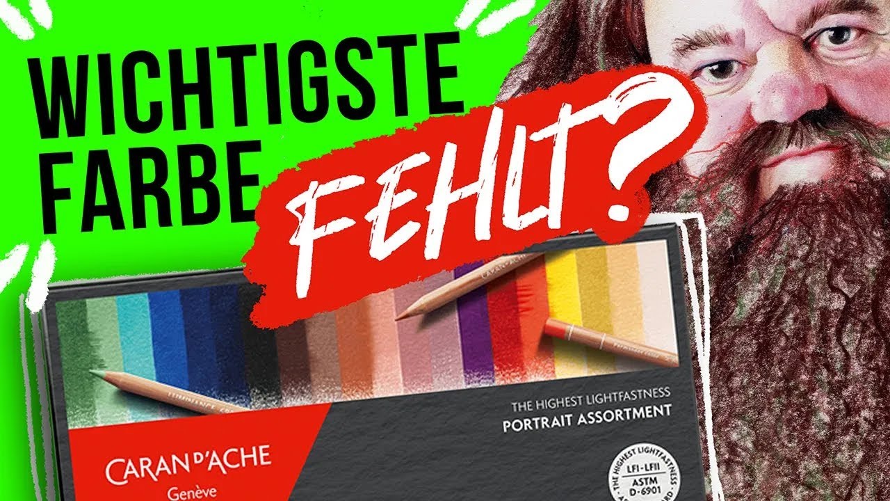 Caran d'Ache Luminance PORTRAIT Set im Test | Buntstifte Unboxing und Review