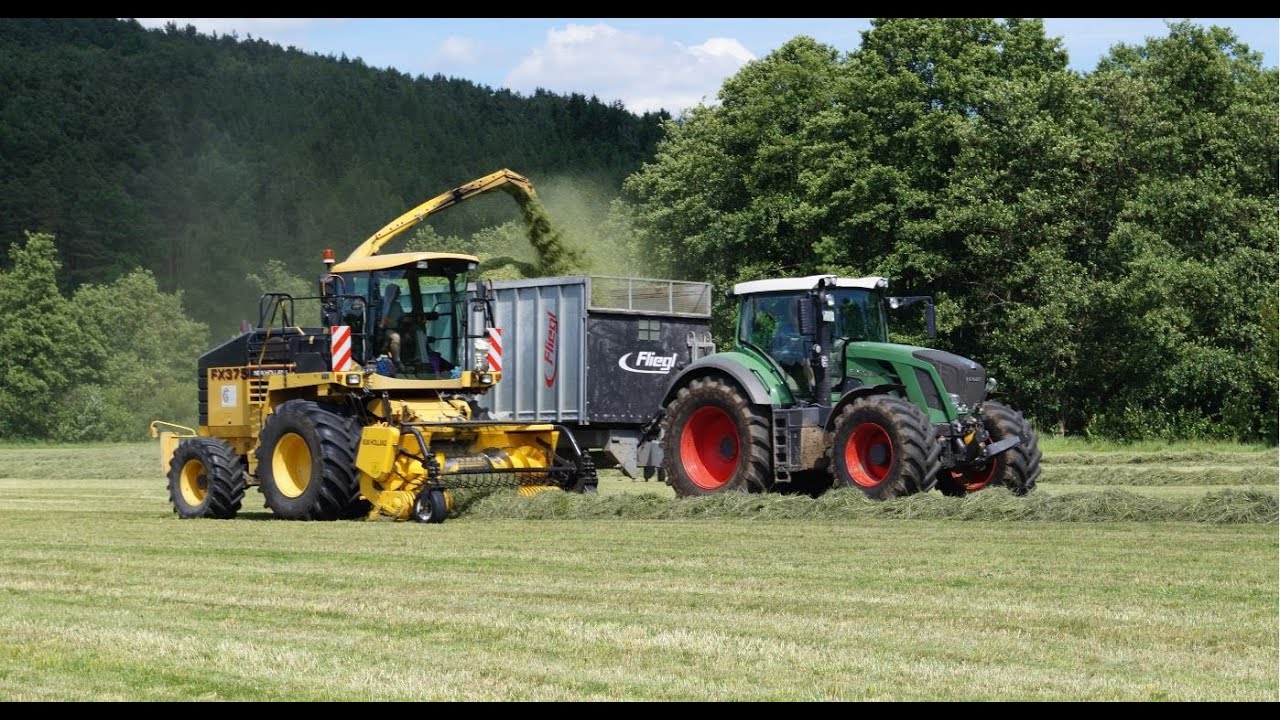 [Sound] 2.Schnitt 2014 mit New Holland FX 375 und Fendt