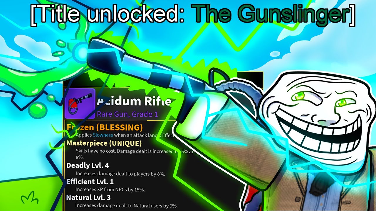 Obtaining The MOST BROKEN GUN In Blox Fruits..