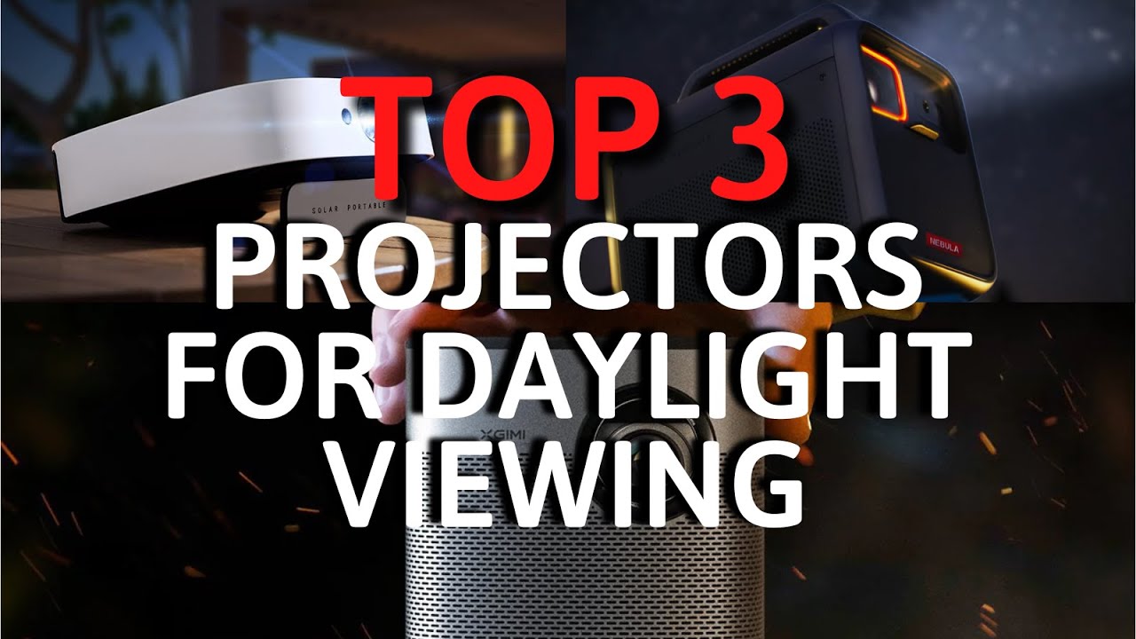 [TOP 3] Best Portable Projectors for Daylight Viewing In 2025!