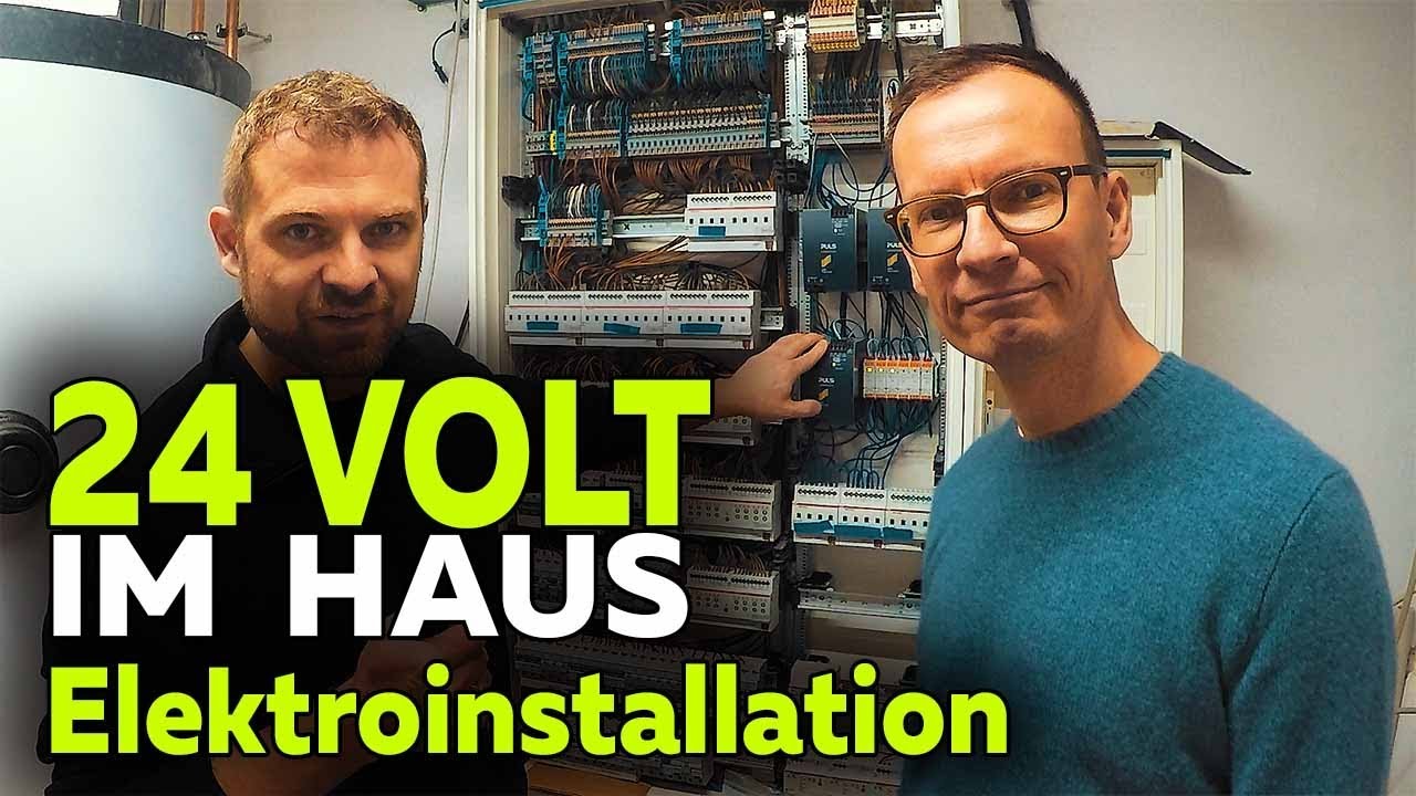 Hausbau mit 24 Volt DMX-Beleuchtung | KNX Elektroinstallation und Trafos | Smartest Home - Folge 24