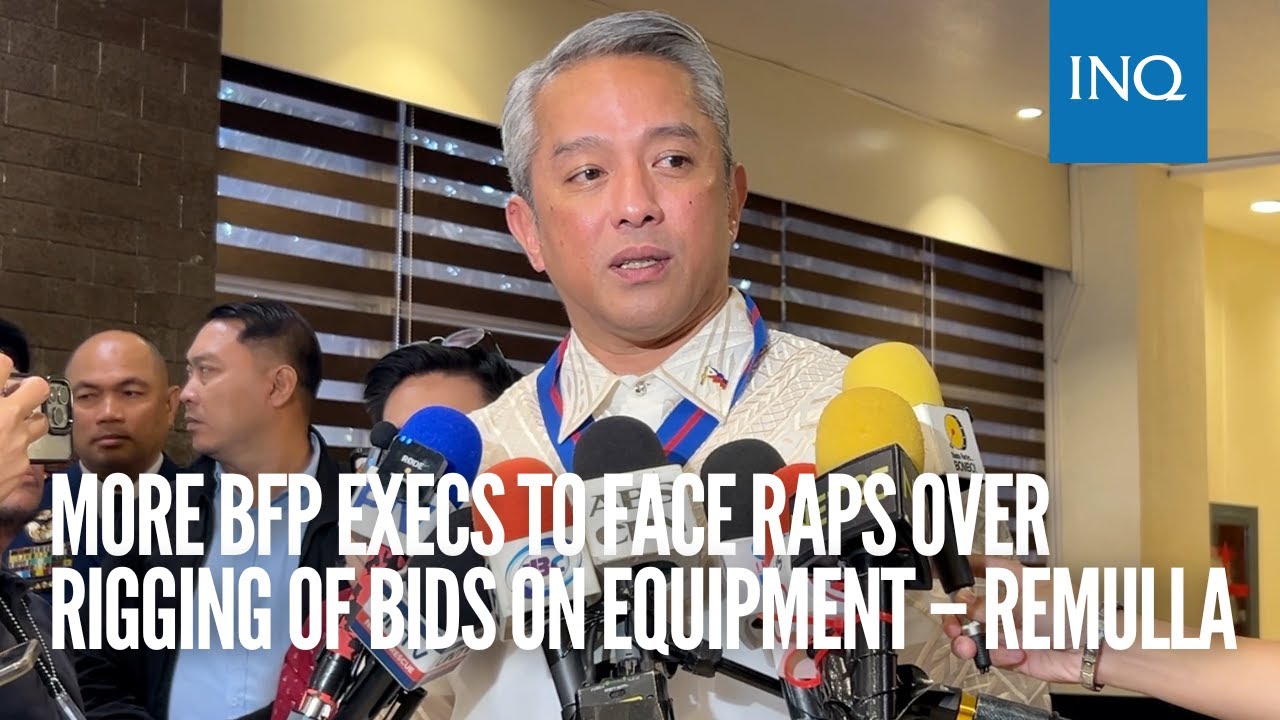 More BFP execs to face raps over rigging of bids on equipment – Remulla