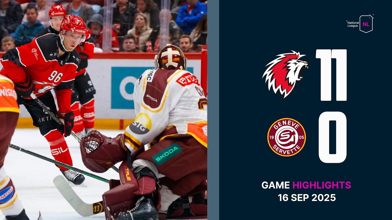 Lausanne HC vs. Genève-Servette HC - Game Highlights