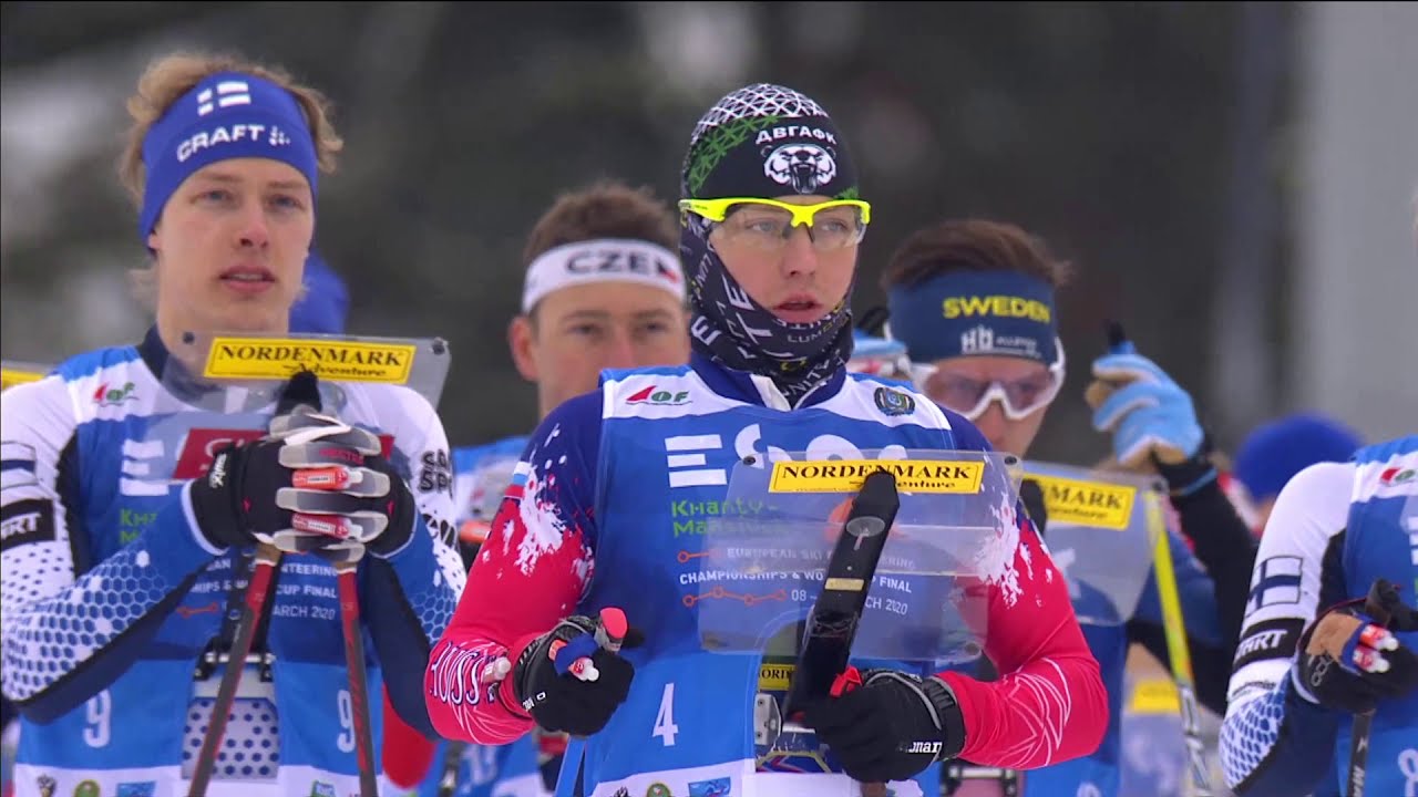 Middle distance competition (mass start) Men. ESOC 2020