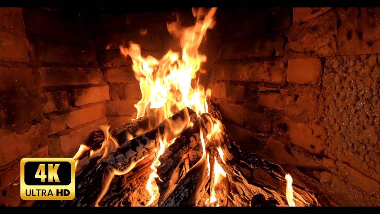 2 Hours of Relaxing Campfire in 4K | Cozy Fire Ambience for Sleep & Study