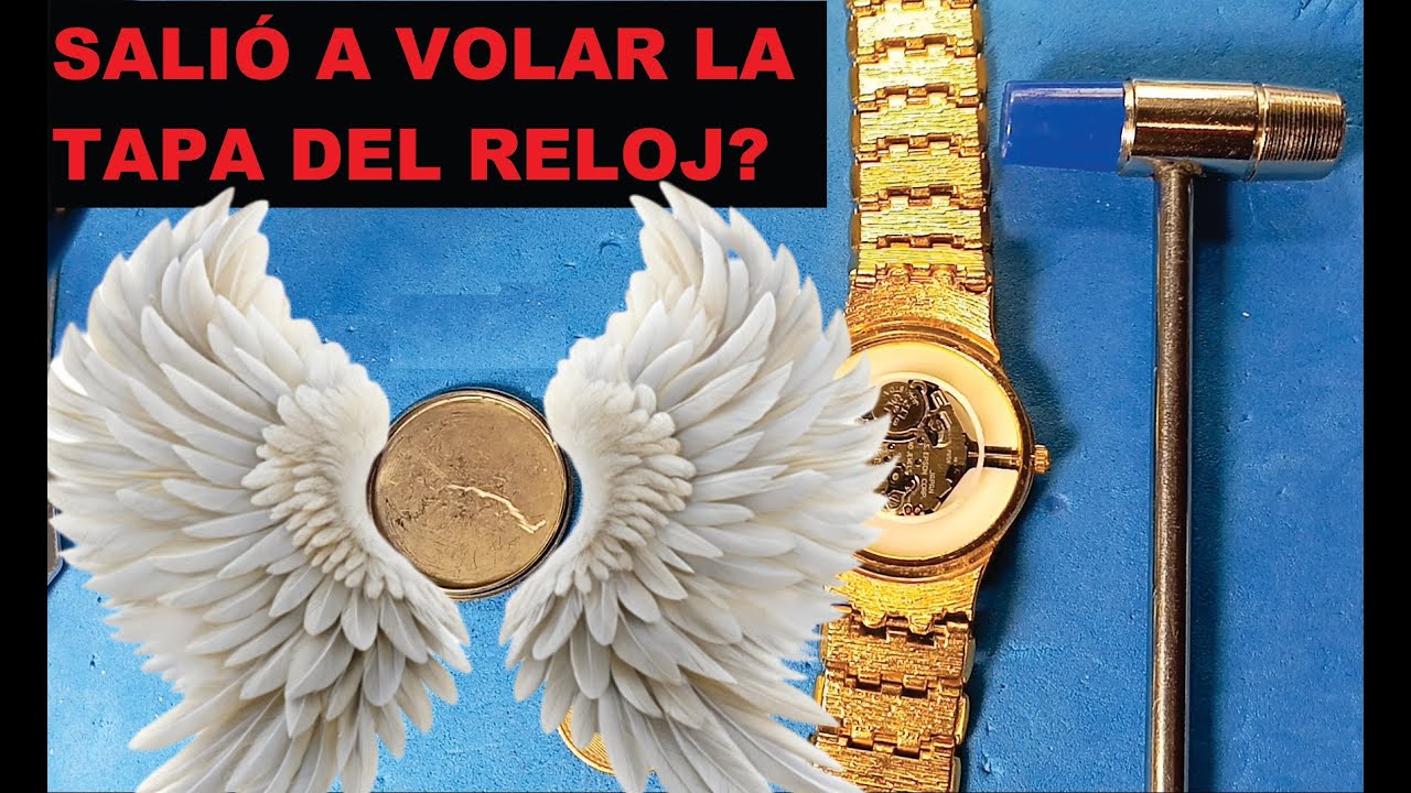 AJUSTAR UNA TAPA TRASERA SUELTA O CEDIDA  DE RELOJ (ADJUSTING A LOOSE WATCH CASE BACK)
