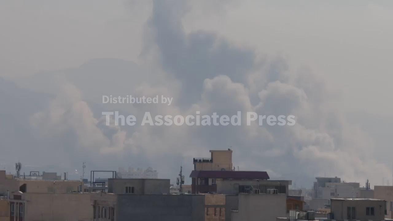 Airstrikes in Tehran send plumes of smoke over city