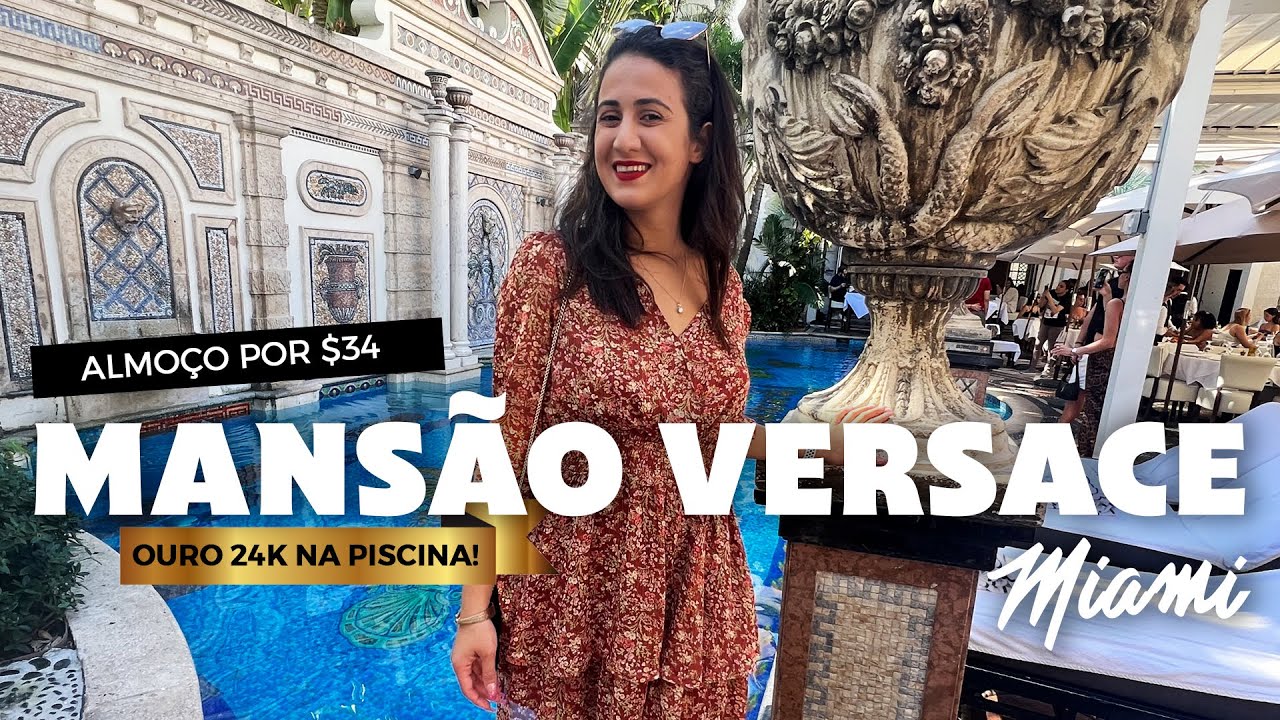 ALMOÇO CHIQUE EM MIAMI BEACH | Restaurante Gianni's na Mansão Versace