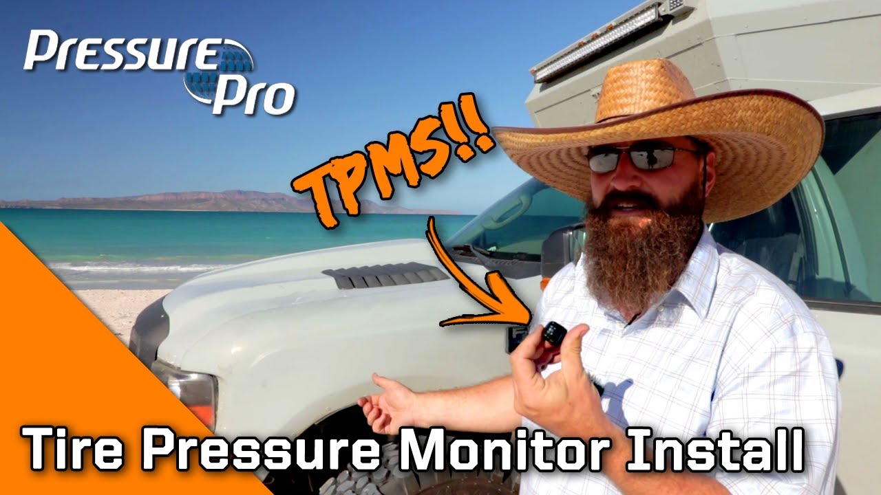 Beachfront TPMS Install - PressurePro Tire Pressure Monitor - How to Build an Overlander