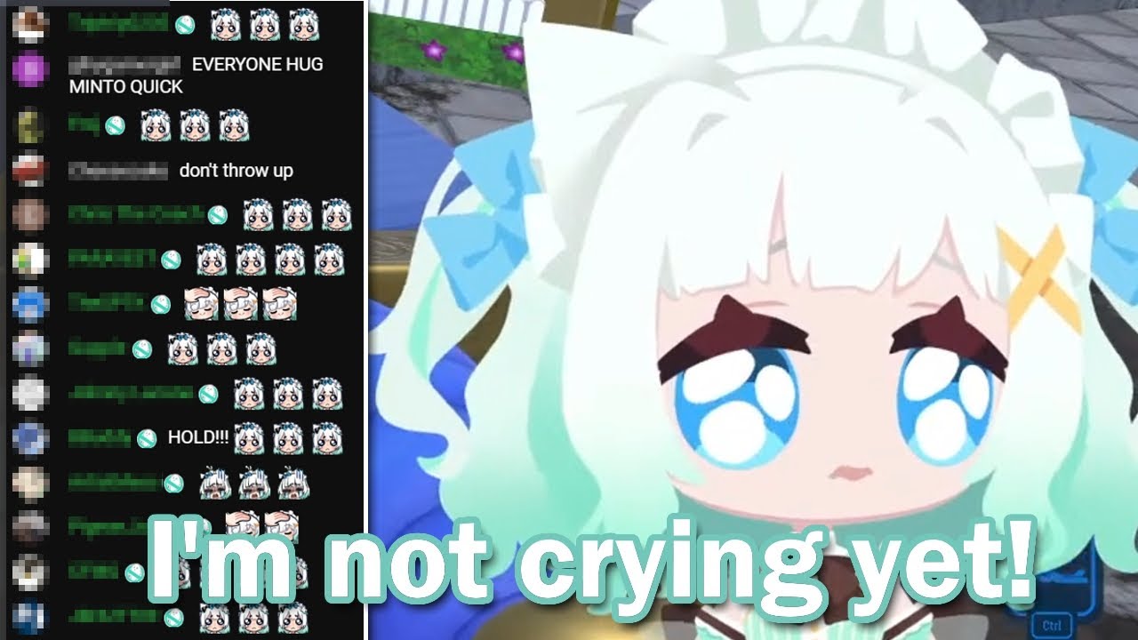 Chat almost made Mint cry 【Maid Mint Fantome】