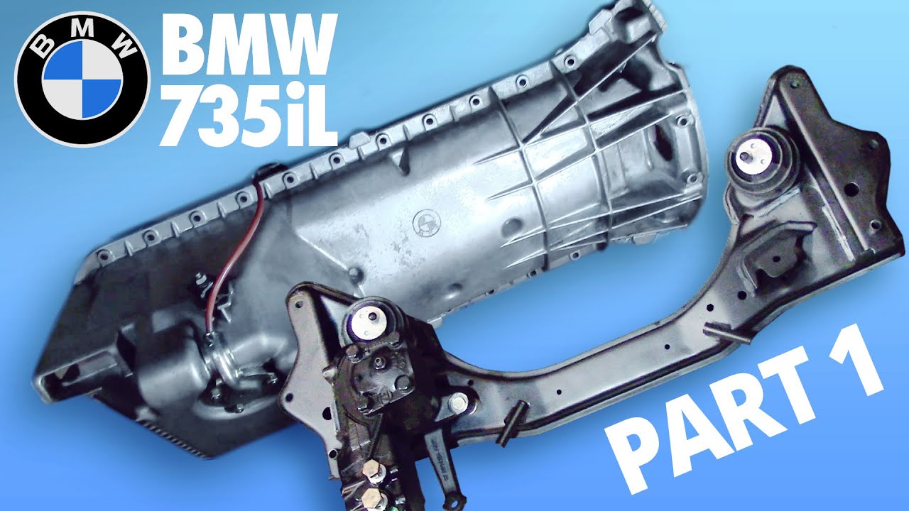 BMW E32 735iL Front Subframe & Oil Pan Gasket Replacement Part 1