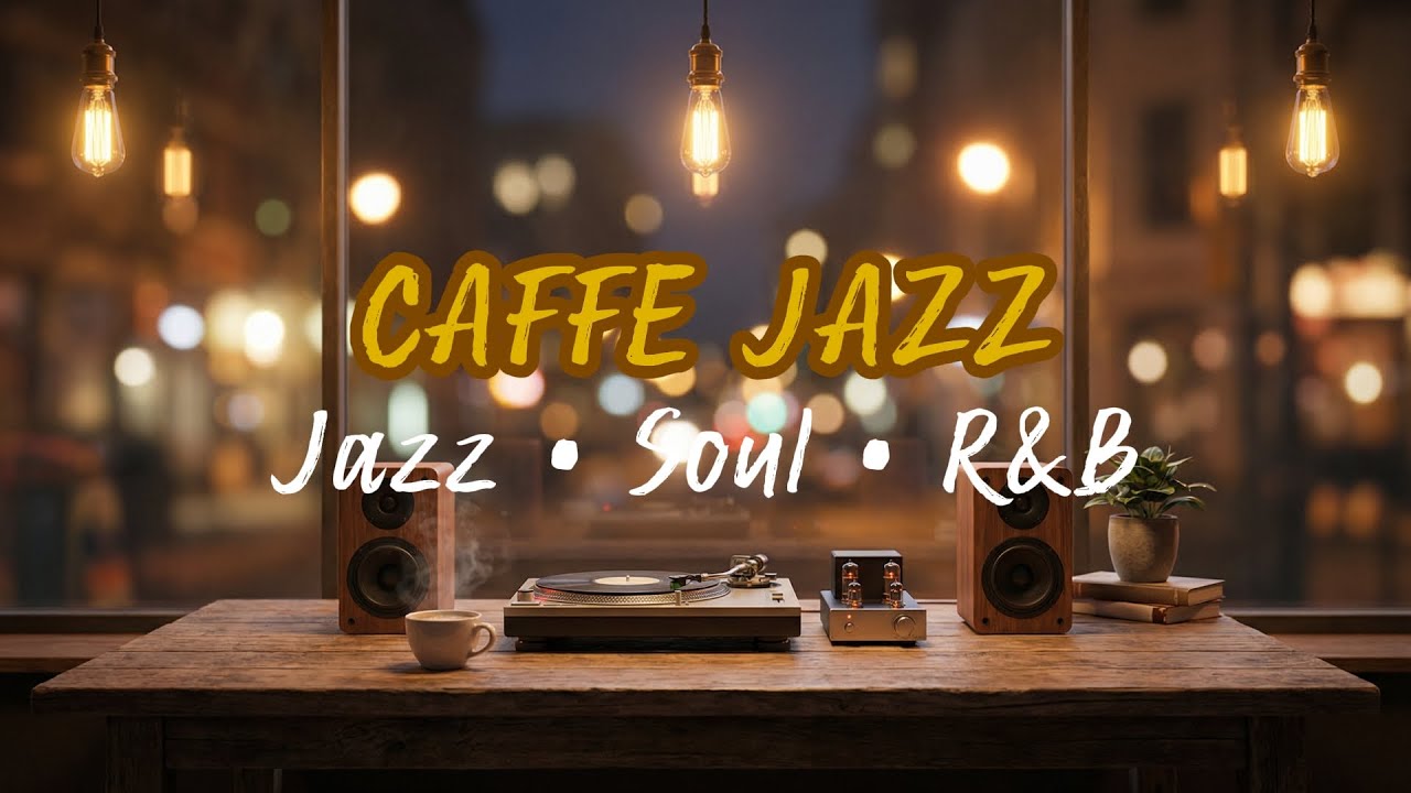 WARM CAFE JAZZ, RELAXING SMOOTH BACKGROUND MUSIC 8 HOURS