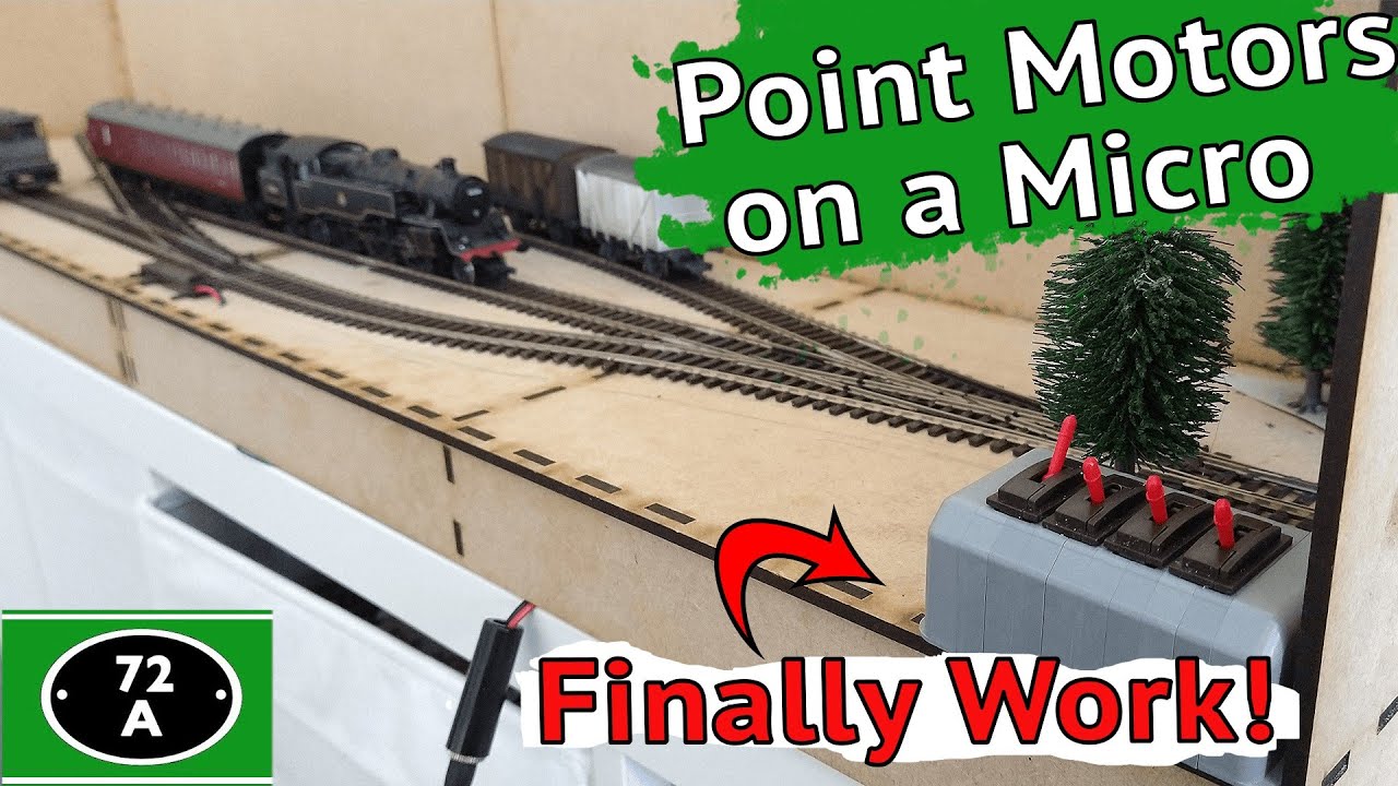 Micro Layout in a box - How I fitted SEEP PM1 point motors