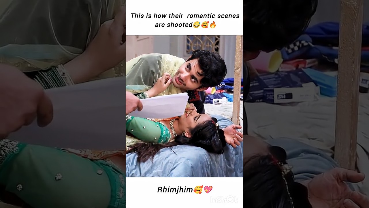romantic scenes are shooted🥰🔥for upcoming🔥episode#rhimjhim #sameer#trendingsong#trendingshorts #love