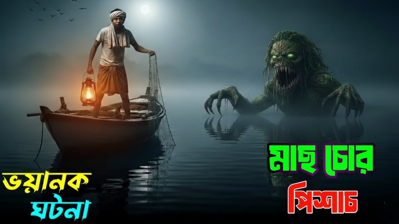 মাছ চোর পিচাশ ? পুকুর থেকে কে মাছ চুরি করে please subscribe 🙏 