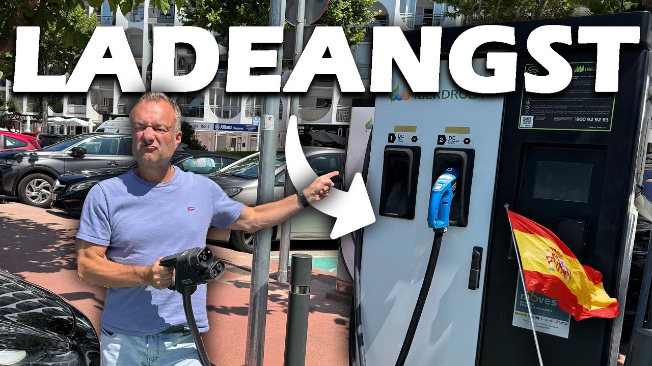 Ladewüste Empuriabrava (Spanien) - viele Elektroautos, kaum Charger !