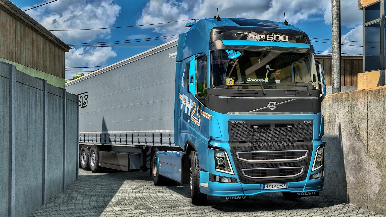 Driving Through Twisty Countryside Mountain Roads In Greece | #ets2 1.53