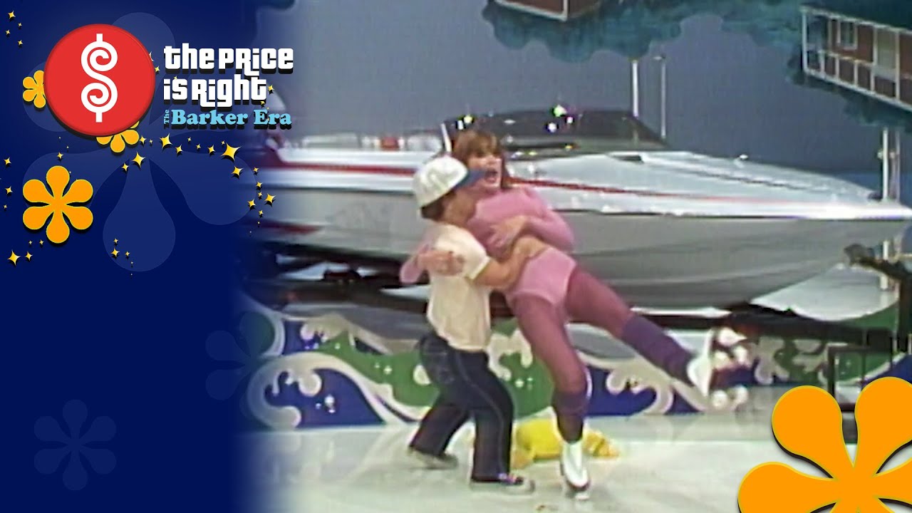 Price Is Right Model Holly Hallstrom Roller-skates Through a Fun Showcase - The Price Is Right 1982