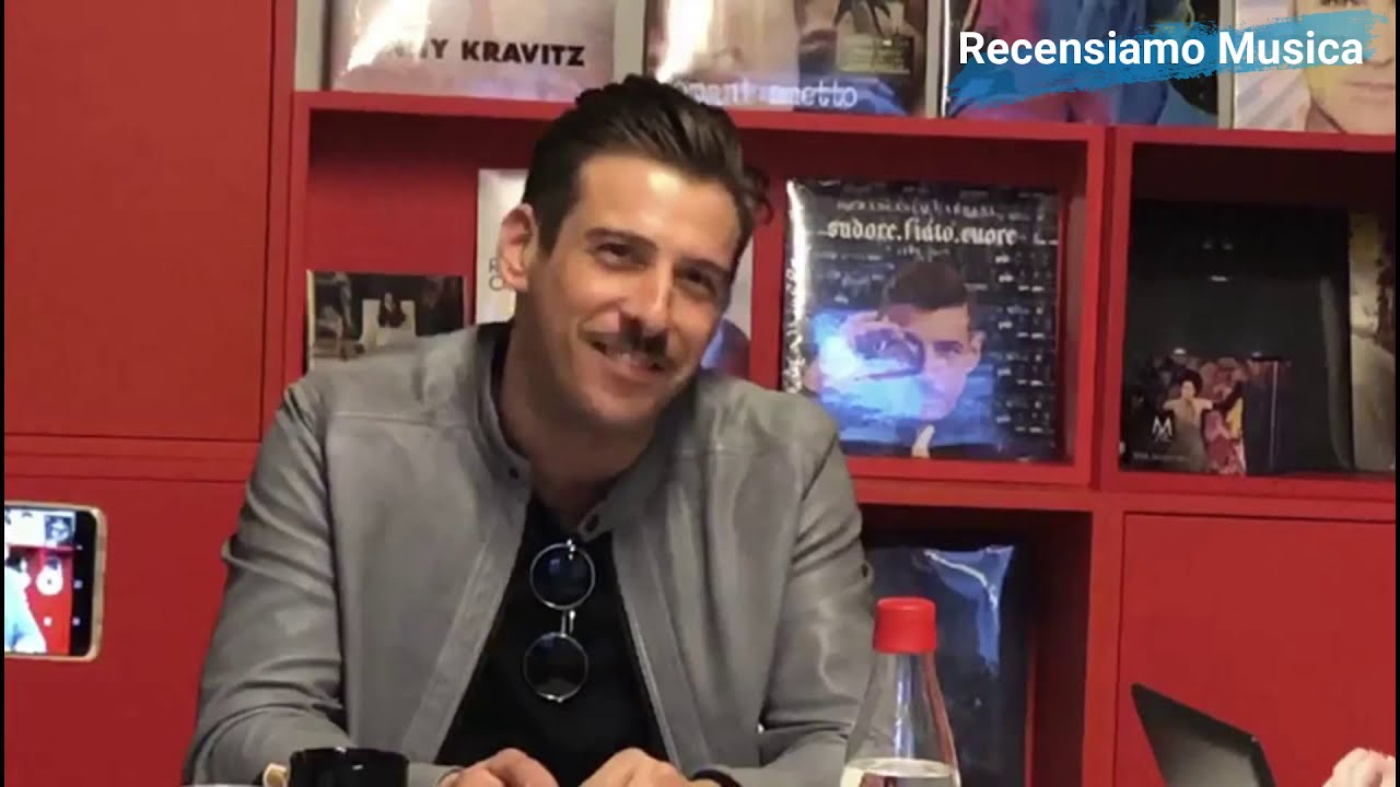 Francesco Gabbani presenta il suo nuovo album 