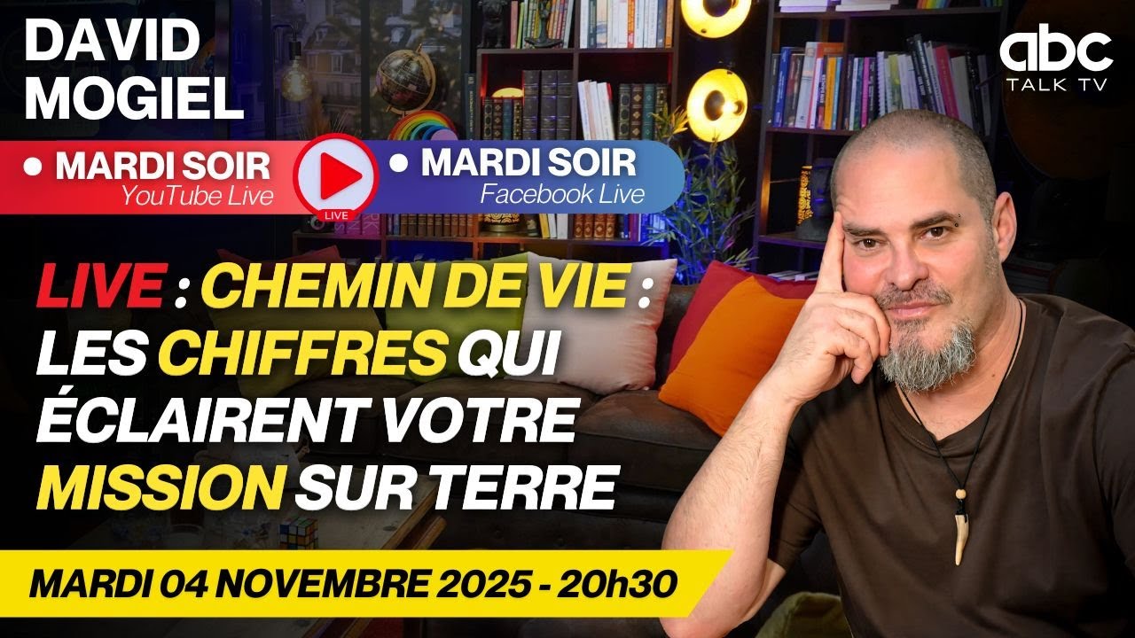 REPLAY LIVE 62 - Le sens de ta vie avec la Num&eacute;rologie Karmique & transg&eacute;n&eacute;rationnelle - D. MOGIEL