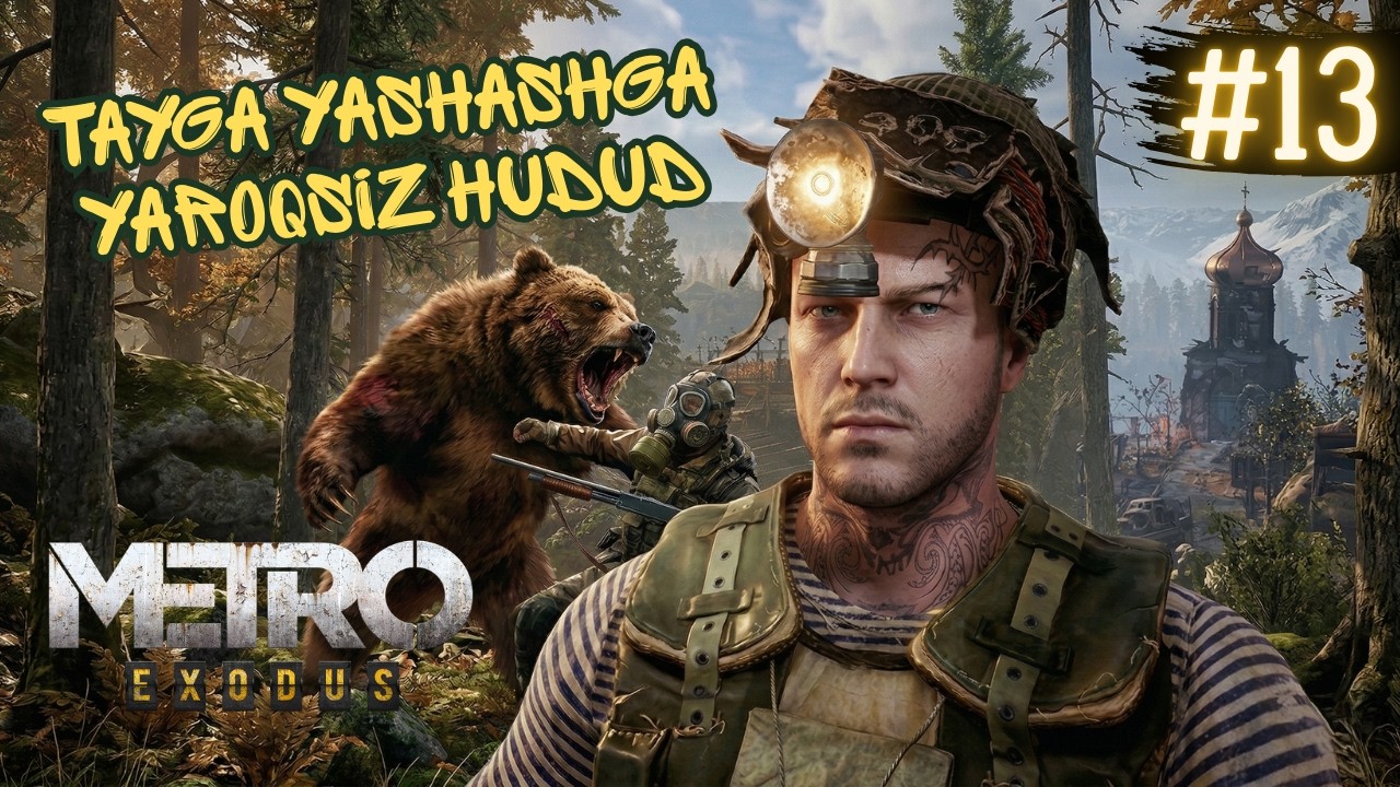 Tayga: Alyosha topildi. Lekin Annaning ahvoli og'ir | Metro Exodus O'zbek tilida | #13