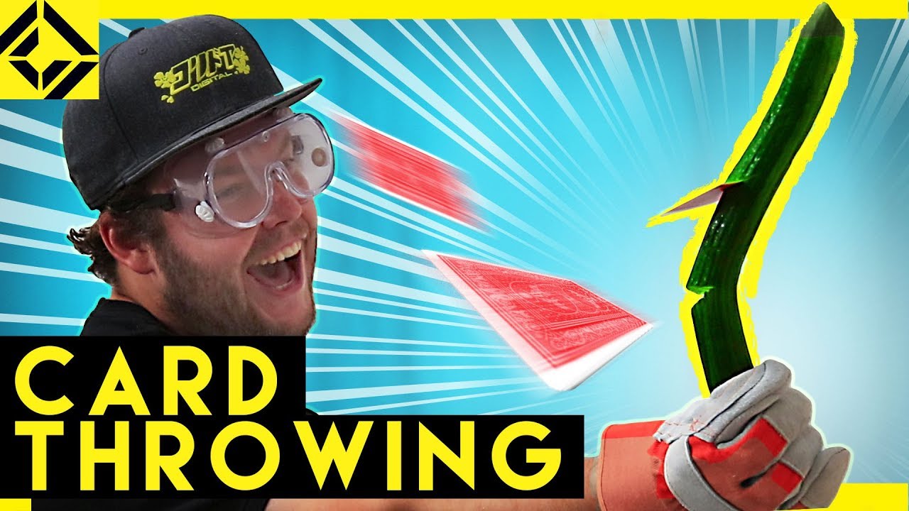 Card Throwing Blows His Mind!